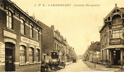 Le quartier du Canon d'Or vers 1925